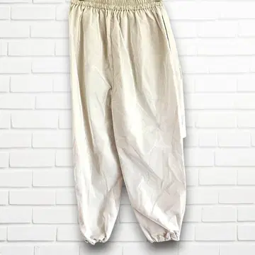 휴일 바지 팬츠 알라딘 사루엘 무지 아이보리 2 노움코어