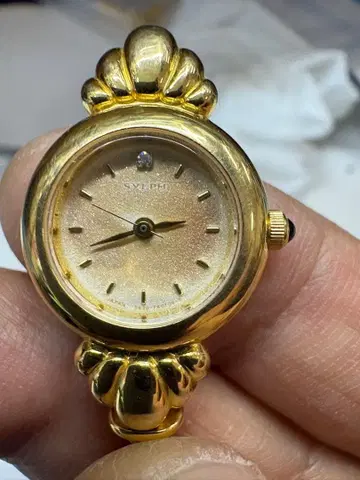 시티즌 SYLPHE 골드 손목시계 배터리 교체 완료 중고품