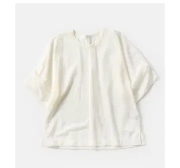 CHIGNON 시뇽 시어 컷T 블라우스 화이트