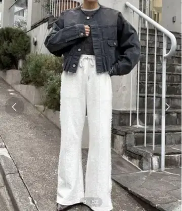 CIAOPANIC TYPY 팬츠 ( 프린지 미 플레어 스웨트 팬츠 )