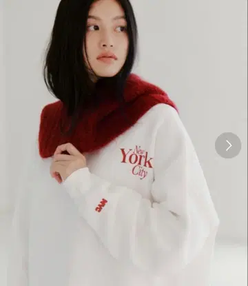 GOODROCKSPEED x emmi NewYorkCity 맨투맨 화이트