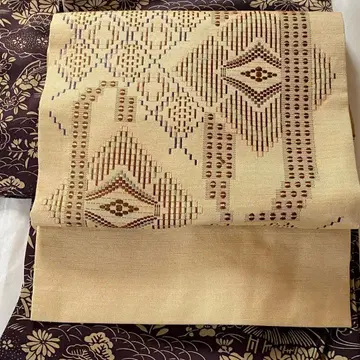 일본 의류 나고야 오비 류큐 꽃 직조