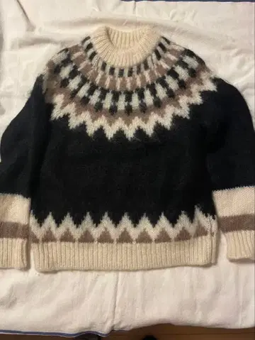 BATONER 노르딕 무늬 스웨터