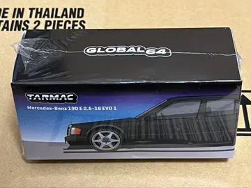 Tarmac 1/64 벤츠 190E 2.5-16 블루 블랙