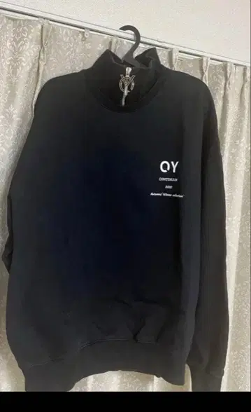 QY CONTINUUM 2020 블랙 맨투맨