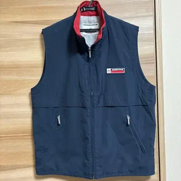 Munsingwear 네이비 레드 베스트