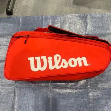 Wilson 라켓 백 빨간색