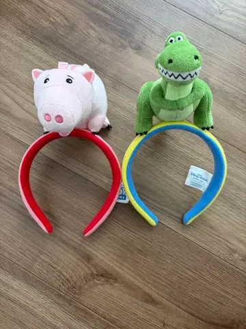 디즈니 머리띠 토이스토리 햄 렉스 세트