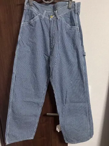 Lee 스트라이프 와이드 팬츠