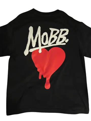 새상품급 MOBB 블랙 긴팔 T셔츠 size S