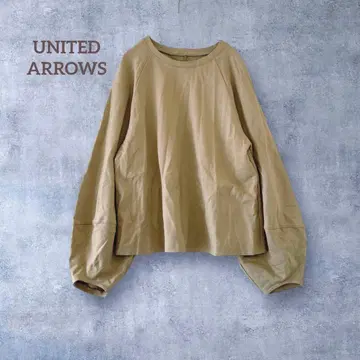 [ 유나이티드 애로우즈 ] 속기모 볼륨 슬리브 긴팔 티셔츠
