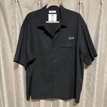 y102903 FREAK S STORE 반팔 셔츠 블랙 가슴 포켓 L