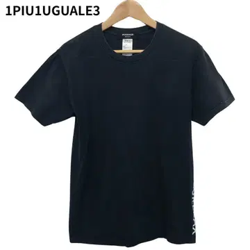 우노피우노우과레토레 블랙 T셔츠 로고 프린트 반팔 둥근넥 S