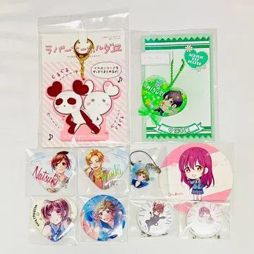 HoneyWorks 쿠마팡 러버 키링 캔뱃지 코스터 하니와