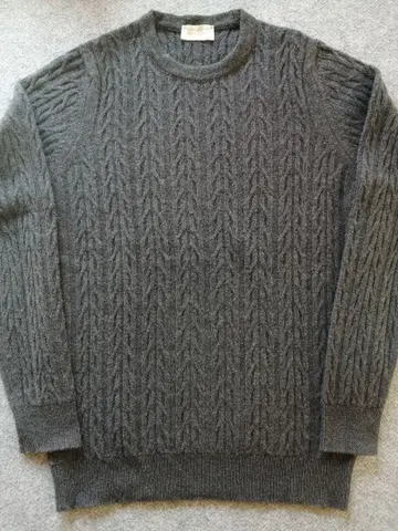 [ 새상품급 ] JOHN SMEDLEY 존스메들리 케이블 짜임 울 니트