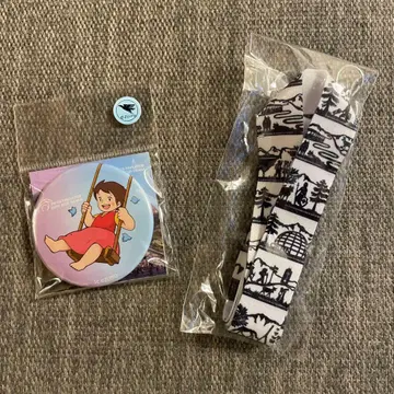 오사카 간사이 박람회 스위스관 캔뱃지 스트랩