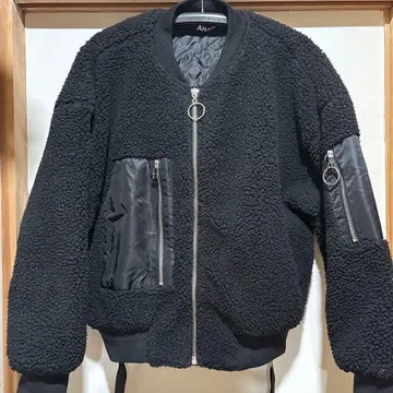 ANAP 보아 자켓 블랙 (끈 탈부착 가능)