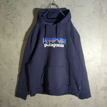 Patagonia 파타고니아 후드 맨투맨 XL 네이비 후디