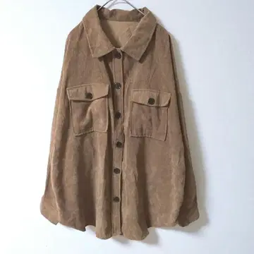 2.6 긴팔 셔츠 여성용 코듀로이 루즈핏 캐주얼