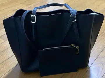 블랙 비즈니스 백 파우치 포함