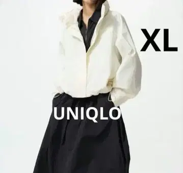 유니클로 윈드프루프 스탠드 블루종