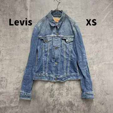 리바이스 데님 자켓 G 블루 계열 레드 탭 XS [ 6693 ]