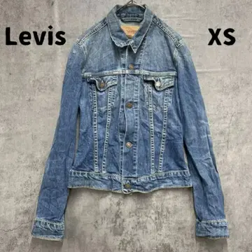 리바이스 데님 자켓 G 블루 계열 레드 탭 XS [ 6693 ]