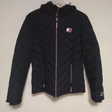 TOMMY HILFIGER 블랙 퀼팅 자켓