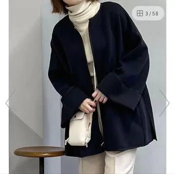 앤디콜 종이상자 노카라 코트 PM 사이즈