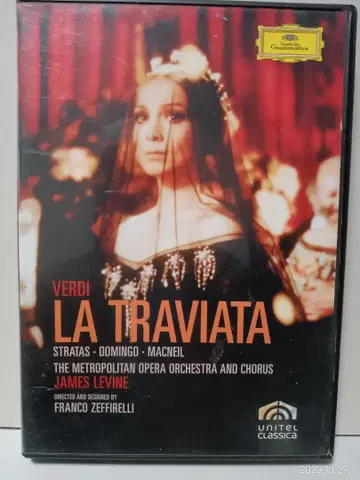 H151 DVD 오페라 라 트라비아타 메트로폴리탄 극장 테레사 스트라타스