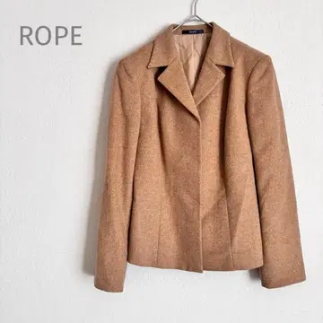 로페 클래식 테일러드 자켓 S 울 혼방 베이지 캐주얼