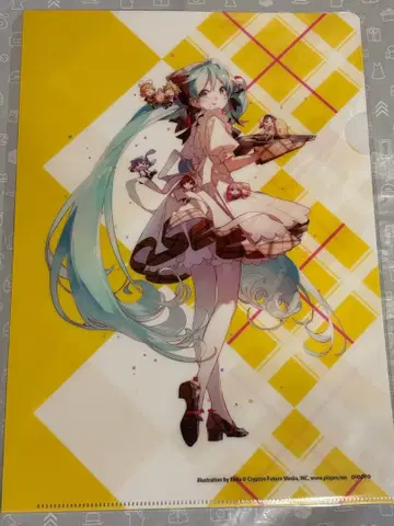 하츠네 미쿠 후지야 콜라보 A4 클리어 파일 2