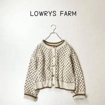 LOWRYS FARM 라운드넥 가디건 니트