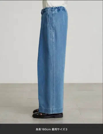 PUBLIC TOKYO 에버크리즈 데님 와이드 팬츠 사이즈 3