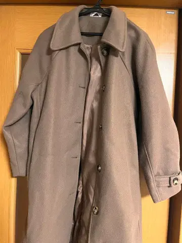 ABITOKYO 브라운 롱 코트 벨트 포함