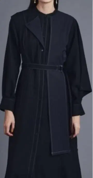 유나이티드 도쿄 아지메 테일러 셔츠 원피스