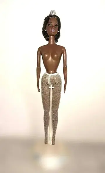 마텔 블랙 바비 인형 본체 백조의 호수