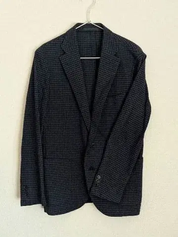 MACKINTOSH PHILOSOPHY 체크 무늬 네이비 자켓