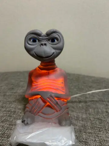 영화 E.T. 라이트 부착 약 24cm 빈티지 피규어 조명