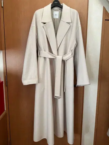 ebure 울 캐시미어 롱 코트