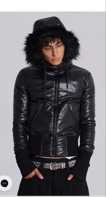 Jaded London Black Mercury Puffer Jacket