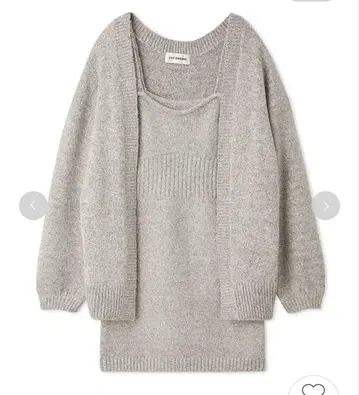 LILY BROWN 니트 가디건 세트 미니 원피스