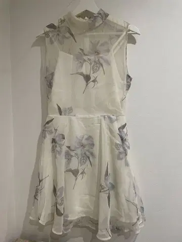 하이넥 오간자 원피스 SNIDEL 스나이델