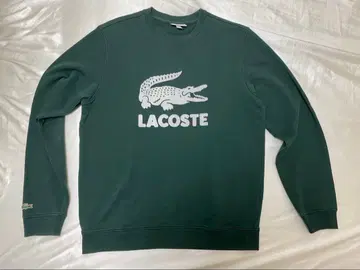 LACOSTE 다크 그린 맨투맨