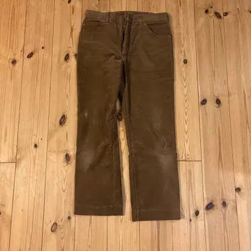 리 코듀로이 팬츠 브라운