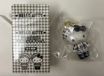 산리오 시크릿 마스코트 참 흑백 걸리시 헬로키티
