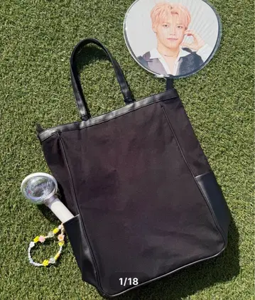 새상품급 대용량 덕질 토트 블랙
