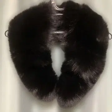 Moonbaby Fur 블랙 퍼 탈부착 카라