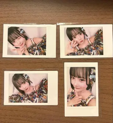 Candy Tune 후쿠야마 리노 Graphic 의상 폴라로이드 4장