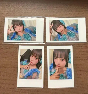 Candy Tune 후쿠야마 리노 스팽글 의상 폴라로이드 4장